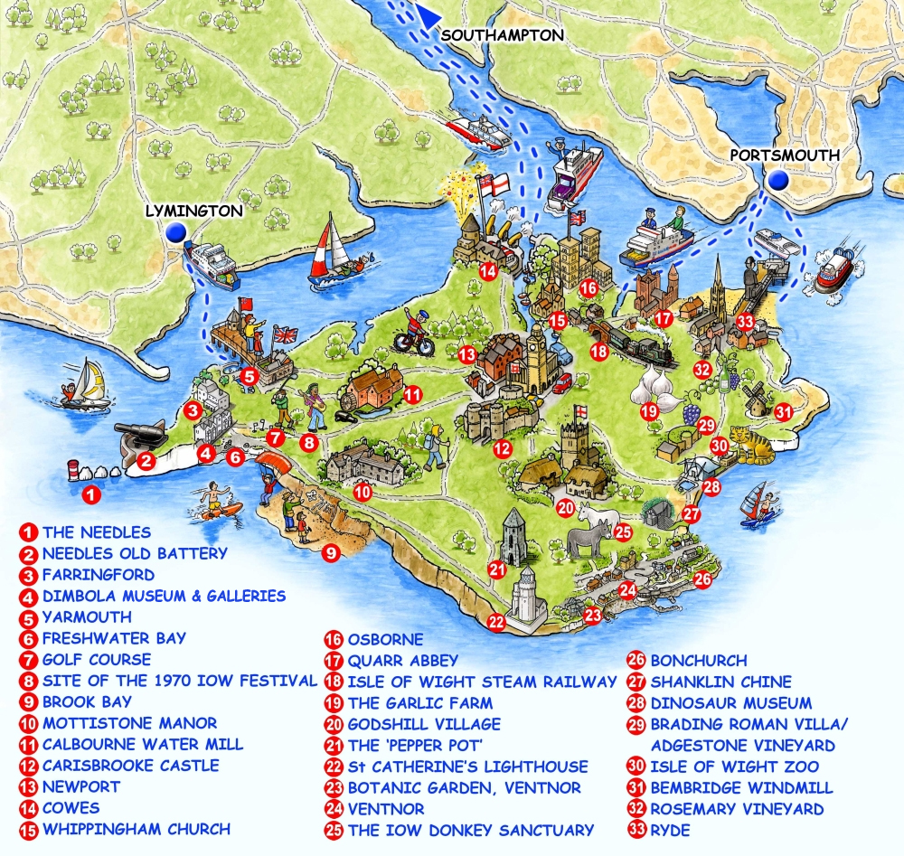 tourist map example